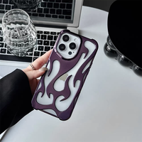 2024 nouveau Design Dissipation thermique étui de téléphone en TPU pour iPhone 15 Pro Max éblouissant Cool électrolytique accessoires mobiles couverture arrière