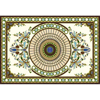 Carreaux de sol en céramique pour villa de grande taille Nouveaux designs Tapis en cristal poli populaire Casse-tête Carreaux de céramique