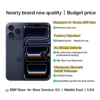 Vente en gros d'iPhone 17 Pro Max 512 Go bleu débloqué 12 Go de RAM A19 Pro 5G Face ID, fournisseur d'usine, commande en gros
