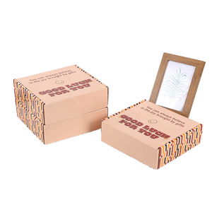 Custom Logo Eco-Friendly Rigid Paper Packaging <b>Boxes</b> UV Printing Recycled Materials Portable Gifting Packaging 2mm - Product Image 1