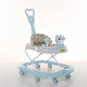 Baby walking chair cheap rolling rotating baby walker wholesale traditional baby walker with push bar
