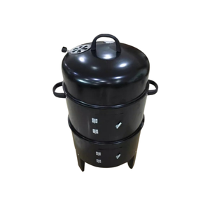 BSCI ISO9001 Usine Vente Directe Portable BBQ Charbon Grill Four <span class=keywords><strong>Barbecue</strong></span> Fumeur Fumer Baril avec Thermomètre Matériau Métallique - Product Image 3