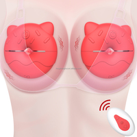 New Adult Erotic Tease Nippel Brust Mastur bator Tragbarer Nippel Clip Vibrator mit G-Punkt Massage Stimulator für Frauen Alter 18