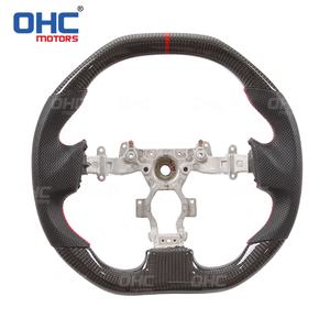 OHC Motors-Volante de fibra de carbono 100% REAL para coche, volante de escape de fondo plano para Nissan <span class=keywords><strong>GTR</strong></span> <span class=keywords><strong>R35</strong></span> r 35 - Product Image 6