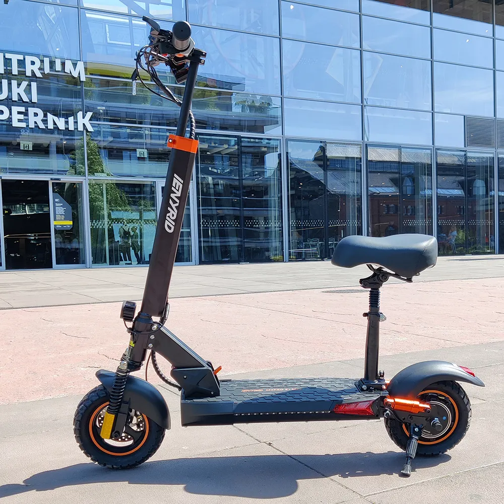 Ab stok Trotinette Electrique ienym4 M4 PRO S + MAX e-scooter 48V 800W 45 km/s 10 inç katlanır E Scooter yetişkin için koltuk ile