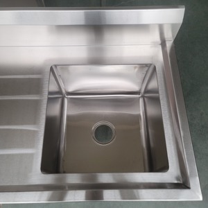 Lavello da cucina in acciaio inox profondo con scolapiatti ristorante Drop-in per alberghi e <span class=keywords><strong>ristoranti</strong></span> per uso agricolo - Product Image 2