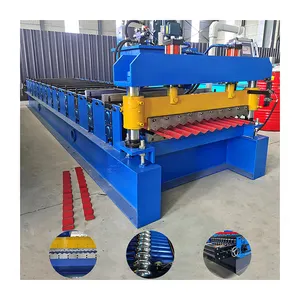 Metal Corrugated Core Roof Tiles Roll Forming Machine High Quality Roof Sheet Tile Making Machine