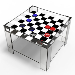 Guangdong Acrylic Factory Custom Luxury Lucite Educational Game <strong>Board</strong> Crystal Acrylic <strong>Chess</strong> Backgammon <strong>Board</strong> <strong>Table</strong> - Product Image 1