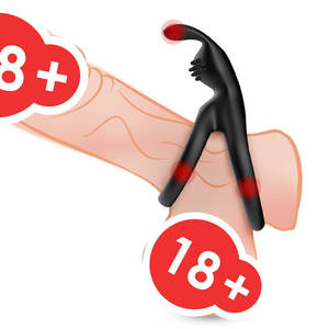 Masseur prostatique portable de haute qualité, jouet sexuel en silicone, anneau vibrant pour homme, produit sexuel pour une durée prolongée - Product Image 2