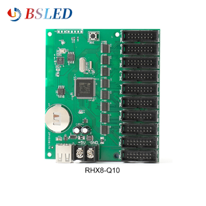 RHX8-Q1C RHX8-Q4Am LED ฟูลคัลเลอร์/RGB Wi-Fi USB IP65 กันน้ำ ได้รับการรับรองมาตรฐาน CE การ์ดควบคุมจอแสดงผลป้ายโฆษณาสำหรับร้านค้า - Product Image 4