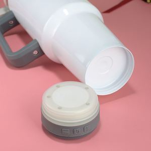 Mug de voyage intelligent sans fil détachable avec haut-parleur musical, en acier inoxydable, isolé sous vide, 40 oz, compatible lave-vaisselle et micro-ondes - Product Image 4