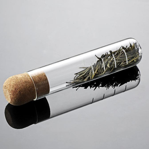 Infusor de filtro de té de tubo de ensayo de vidrio transparente al por mayor para té de hojas sueltas - Product Image 5