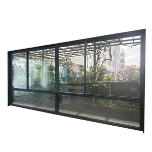 Inffiny Customized Quality Guaranteed Tempered Glass Aluminum Broken Bridge Panoramic Sliding Window