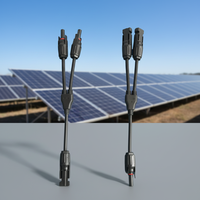 Connecteur de panneau solaire personnalisable, mâle et femelle, extension de panneau solaire pour système d'énergie solaire