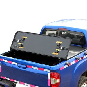 Couverture de lit de camion de ramassage pour mitsubishi triton tri pli tonneau couverture pour mitsubishi <span class=keywords><strong>l200</strong></span> 2014 camion foton tunland - Product Image 1