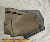 Luerman - Décoration intérieure de luxe pour voiture - Couverture antidérapante pour tableau de bord avec matériau en peluche - Personnalisé pour Hyundai Santa Fe