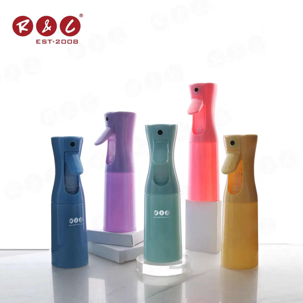 100Ml 150Ml 200Ml 300Ml 500Ml Color High Pressure Hair Salon Bulk Custom Empty Fine Sprayer Continuous Mist Spray Bottle
