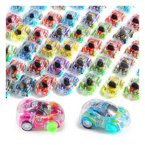 Vente en gros Voitures jouets en plastique transparent Berlines Modèles éducatifs de voitures jouets pour enfants pour petits cadeaux - Product Image 1