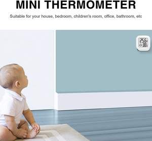 Medidor de humedad inalámbrico inteligente Monitor Medidor de temperatura Mini termo higrómetro - Product Image 5