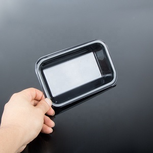 Bandeja de CPET de Grado Alimenticio, Bandeja de Plástico Desechable para Hornear <span class=keywords><strong>en</strong></span> Horno, para Frutas, Arroz, Aperitivos, Pan, Forma Rectangular, PET para Avión - Product Image 3