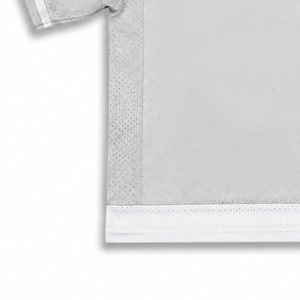 Camiseta de Fútbol de Malla Gris Claro para Hombre, Corte Recto, Cuello en V, Estilo Fútbol, Secado Rápido, Transpirable - Product Image 6