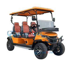 <span class=keywords><strong>Voiture</strong></span> <span class=keywords><strong>de</strong></span> golf électrique confortable blanche 4 places avec sièges réglables antidérapants Idéale pour les zones <span class=keywords><strong>de</strong></span> loisirs des villages <span class=keywords><strong>de</strong></span> retraite - Product Image 5