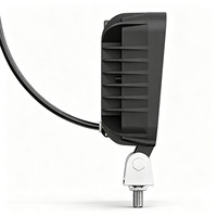 4 Zoll Quadratisches LED-Arbeitslicht Stroboskop-Warnleuchte Offroad-Ingenieur-Assistentenlampe