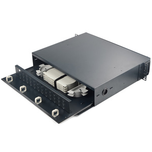 Panel de Conexiones de Fibra Óptica de 2U y 36 Puertos, Montaje en Rack de 19 Pulgadas, Puerta Delantera/Trasera Deslizante SC/LC, Caja de Terminales, FTTH ODF ONU ODU - Product Image 2