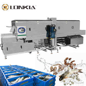 automatic industrial box fish crate basket tray washer & dryer turnover type egg basket washing plastic basket cleaning machine
