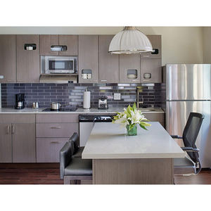 Hyatt House Single Bed with Cabinet <strong>Mirror</strong> Basin Wooden Hotel Furniture for Apartment Use-Headboard <strong>Nightstand</strong> Bed Base - Product Image 6