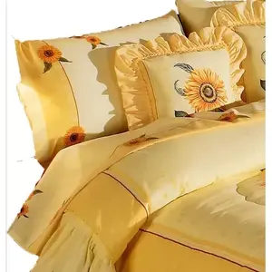 Juego de Sábanas Sunflower Q, Transpirables, Clásicas, para Todas las Estaciones, Ropa de Cama para el Hogar - Product Image 6