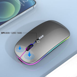 Manufacturer Price Led <b>Computer</b> Wireless <b>Mouse</b> Bt Rgb Rechargeable <b>Mouse</b> Wireless Silent Click <b>Mouse</b> with Usb Nano Receiver - Product Image 4
