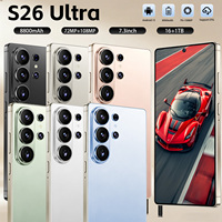 Smartphone S26 Ultra 5G Original 7,3 Pouces 16 Go + 1 To Double SIM Fonctionnalités de Jeu de Haute Qualité Version Globale Téléphone Portable
