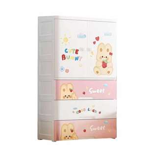 <span class=keywords><strong>ตู้</strong></span>เสื้อผ้าเด็ก 4 ชั้น <span class=keywords><strong>ลาย</strong></span><span class=keywords><strong>การ์ตูน</strong></span>น่ารัก สำหรับเก็บเสื้อผ้า ความจุขนาดใหญ่ <span class=keywords><strong>ตู้</strong></span>เก็บของพลาสติกทันสมัยพร้อม<span class=keywords><strong>ลิ้นชัก</strong></span> - Product Image 5