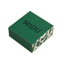 Boîte cadeau coulissante rigide personnalisée avec logo pour bijoux et accessoires, emballage de vente en gros avec ruban