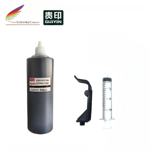 Tinta de pigmento de 500ml para <span class=keywords><strong>HP</strong></span> 11 45 45 + 818 960 933 para EPSON TX800 TX806 marcador de ropa <span class=keywords><strong>Plotter</strong></span> impresora CAD inyección de tinta de gran formato - Product Image 1