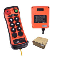Télécommande radio industrielle LCC Q600 robuste à 6 boutons et une seule vitesse pour grues, palans, treuils et systèmes de levage