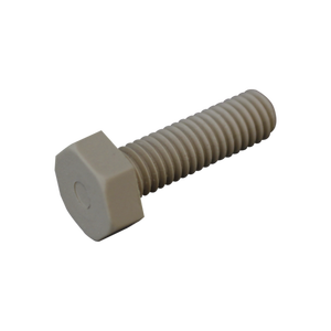 สกรูหกเหลี่ยมภายนอกแบบเมตริก M6*20H สกรูยึดจีน M6*20H โบลต์พลาสติก PP PVC ไนลอน - Product Image 1