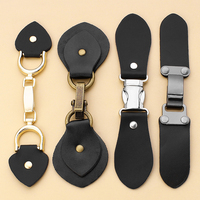 Boutons métalliques de fermeture en cuir PU à couture multi-styles Vêtements jeans Vêtements Jupes Écharpes Manteaux Logo personnalisé En stock