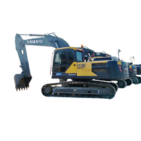 Excavator Volvo EC240 EC240D Bekas, Chassis yang Diperkuat, Track Shoe 600mm untuk Lokasi Konstruksi Tambang