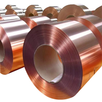 Bande de cuivre pur de qualité supérieure 0,02 mm C1100 C10200 Bobine de cuivre Feuille de cuivre Rouleau 0,3 mm Prix bas pour la vente