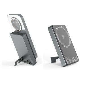 Banco de energía de carga rápida 10000mAh Paquete de batería Mag para <span class=keywords><strong>iPhone</strong></span> 17 Carcasas de metal Banco de energía inalámbrico Magsaferred con pantalla Led - Product Image 1