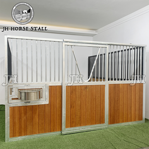 Sang trọng an toàn nhiệm vụ nặng nề mạ kẽm ngựa thanh lịch ngựa ổn định gian hàng hộp với cửa trượt - Product Image 5