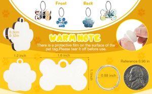 Wholesale <b>Custom</b> logo <b>Dog</b> Name <b>Tag</b> - Product Image 4
