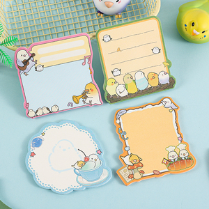 Bloc de Notas Adhesivas con Forma de Animales de la Serie Little Fluffball, Diseño Original con Pegamento en la Parte Posterior para Decoración del Hogar y la Oficina - Product Image 6