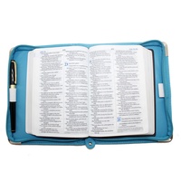 Cadeau chrétien parfait, nouvelle couverture de livre biblique classique en cuir imperméable brodée pour hommes et femmes