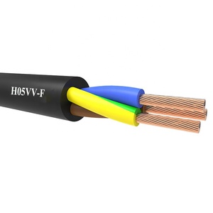 Cable de Alimentación Industrial Flexible H05vk <span class=keywords><strong>H07vk</strong></span> H03vvf H05vvf de 1.5mm-6mm, 2-4 Núcleos, PVC, Cobre Aislado, Cable Sólido para Construcción - Product Image 1