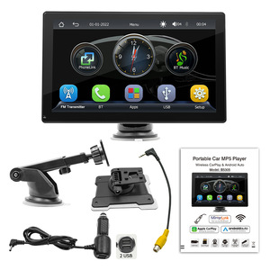 Xách tay 9 inch đài phát thanh xe MP5 Máy nghe nhạc HD màn hình cảm ứng không dây Carplay Android tự động gương liên kết <span class=keywords><strong>Bluetooth</strong></span> xe Stereo - Product Image 6