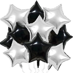 Red Round Star Heart Balloons Valentine's Day Foil Balloons Decoration for Valentines Wedding Party Supplies - Product Image 2