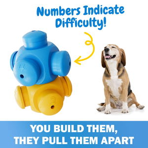 Jouets interactifs pour chiens à assembler soi-même, durables, pour la dentition et la stimulation, avec distributeur de friandises, pour lutter contre l'ennui - Product Image 2